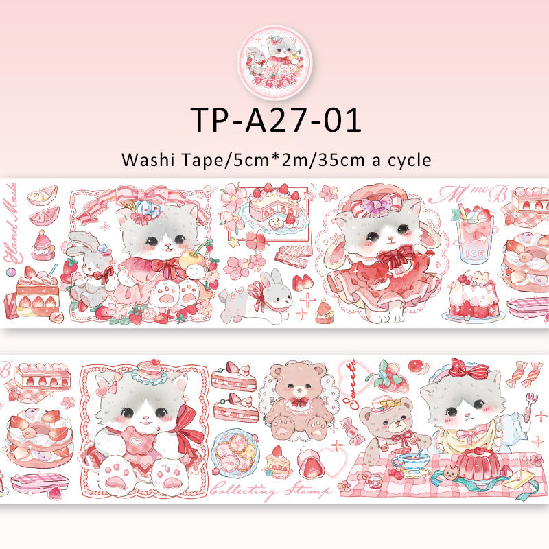 Cat Story series washi tape