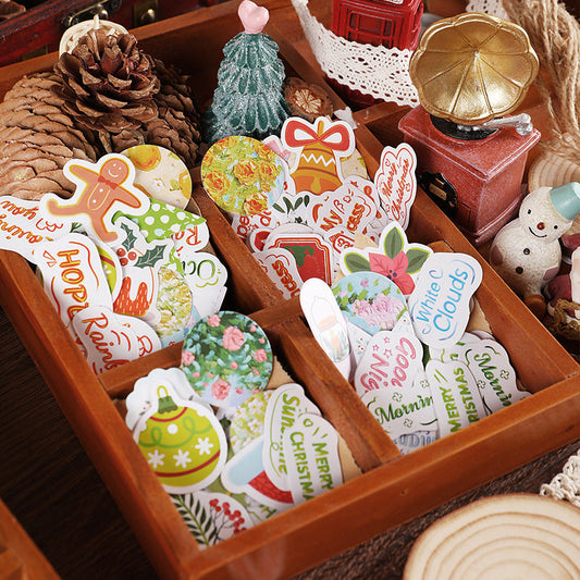 MOCARD Warm Christmas Holiday Stickers 50PCS