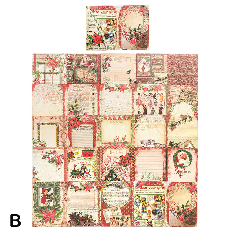 Christmas Memories Scrapbook Paper