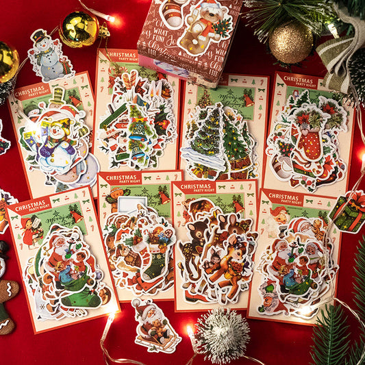 Christmas Party Holiday Stickers