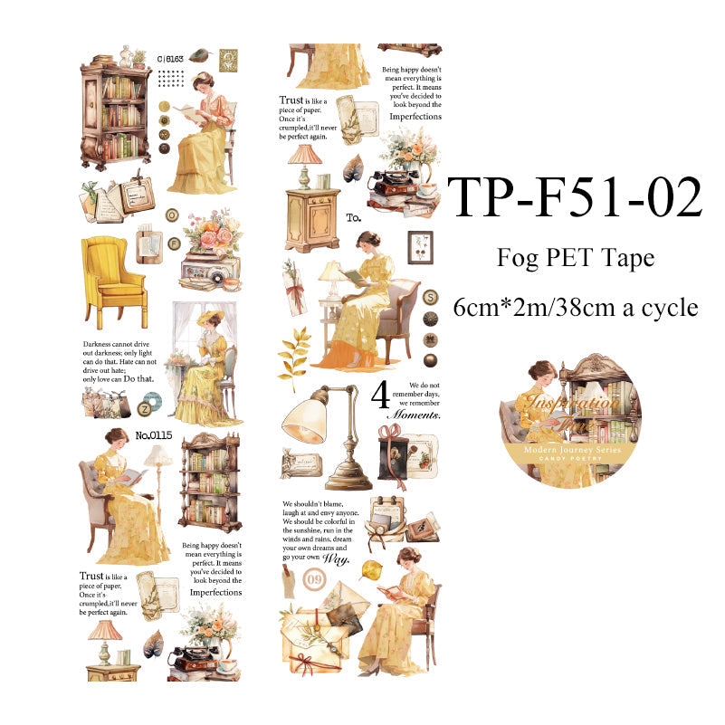 Modern Travel series Fog PET Tape