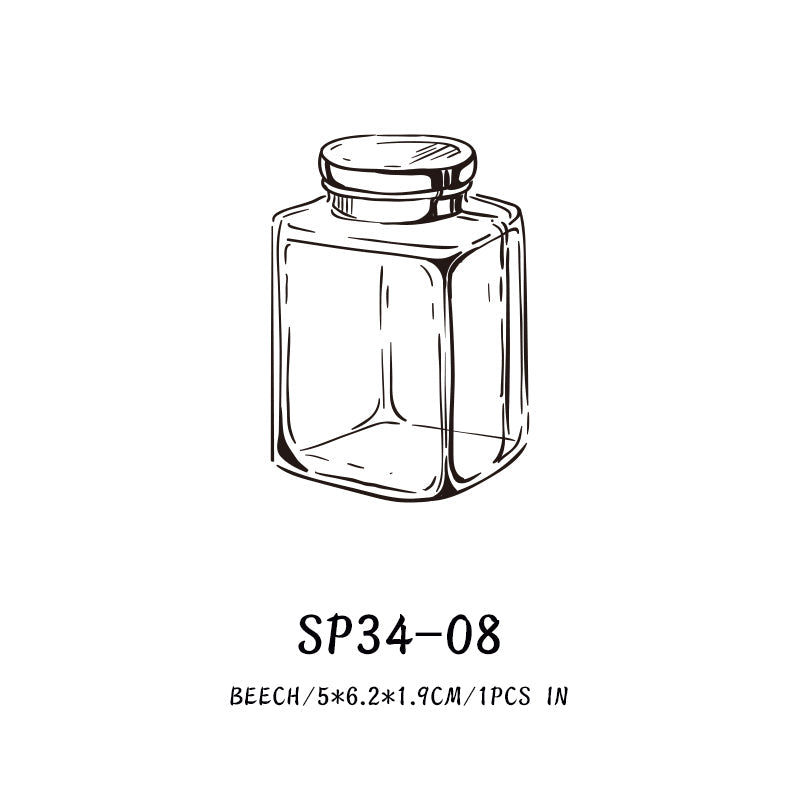 Bottle Light Series stamp