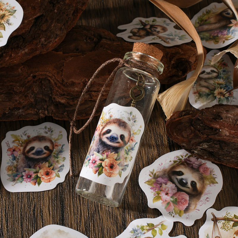 46PCS Sloth slowly series sticker