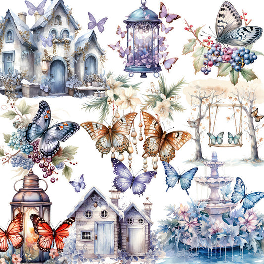 20PCS Butterfly Garden sticker