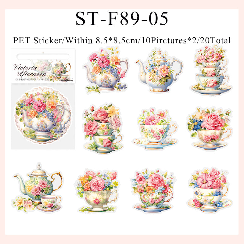 20PCS Victoria Afternoon series sticker