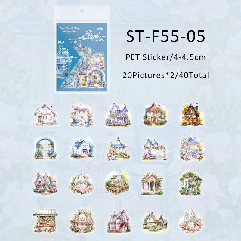 40PCS Beautiful things in the box series sticker