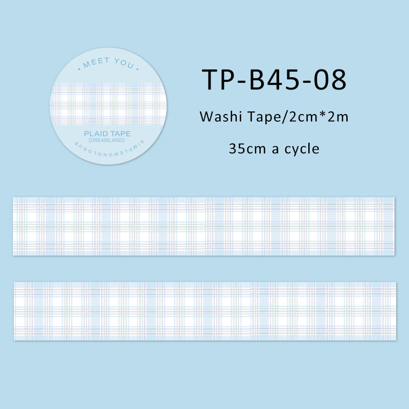 Reduced monologue series washi tape