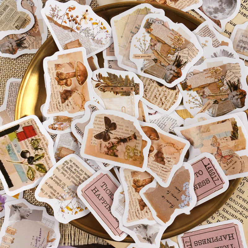 46PCS Splinter tearing series sticker