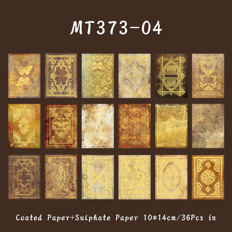 36PCS Magic Century series material paper