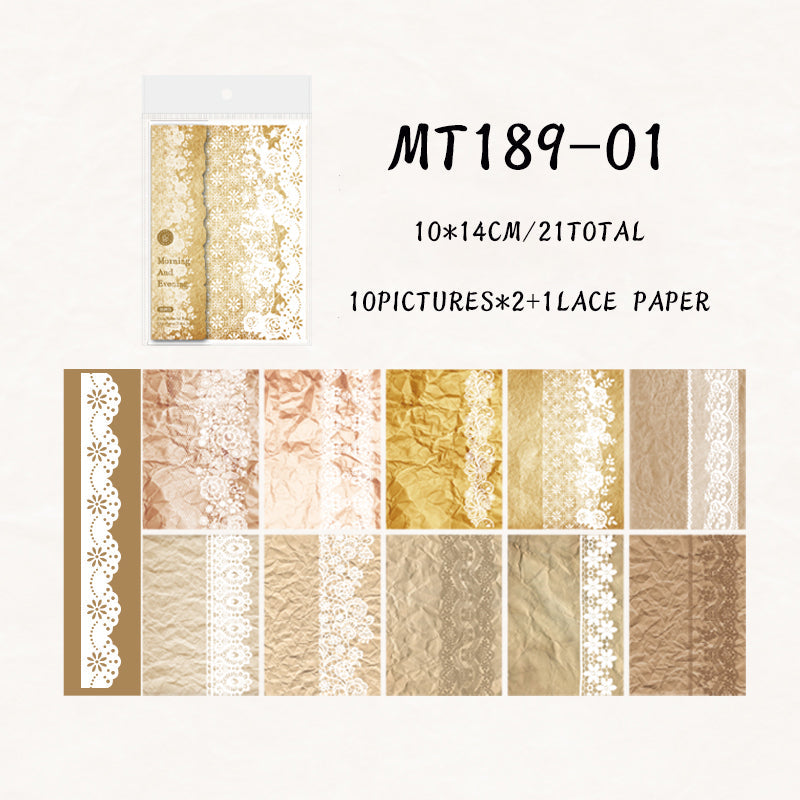 21PCS One paper time series material paper