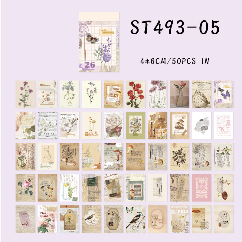 50PCS Rose Garden Series sticker