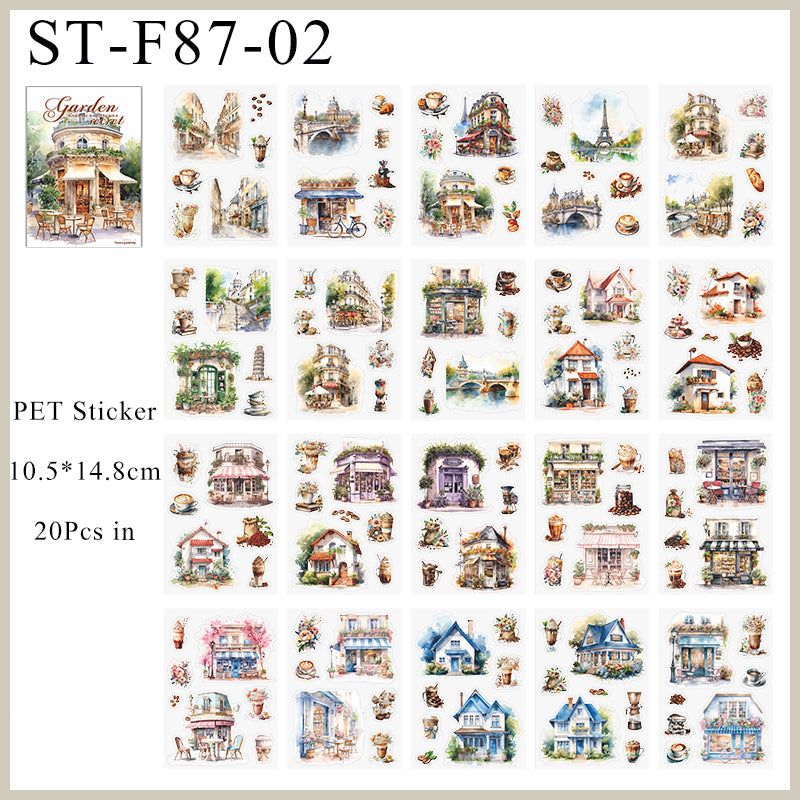 20PCS My Secret Garden series sticker