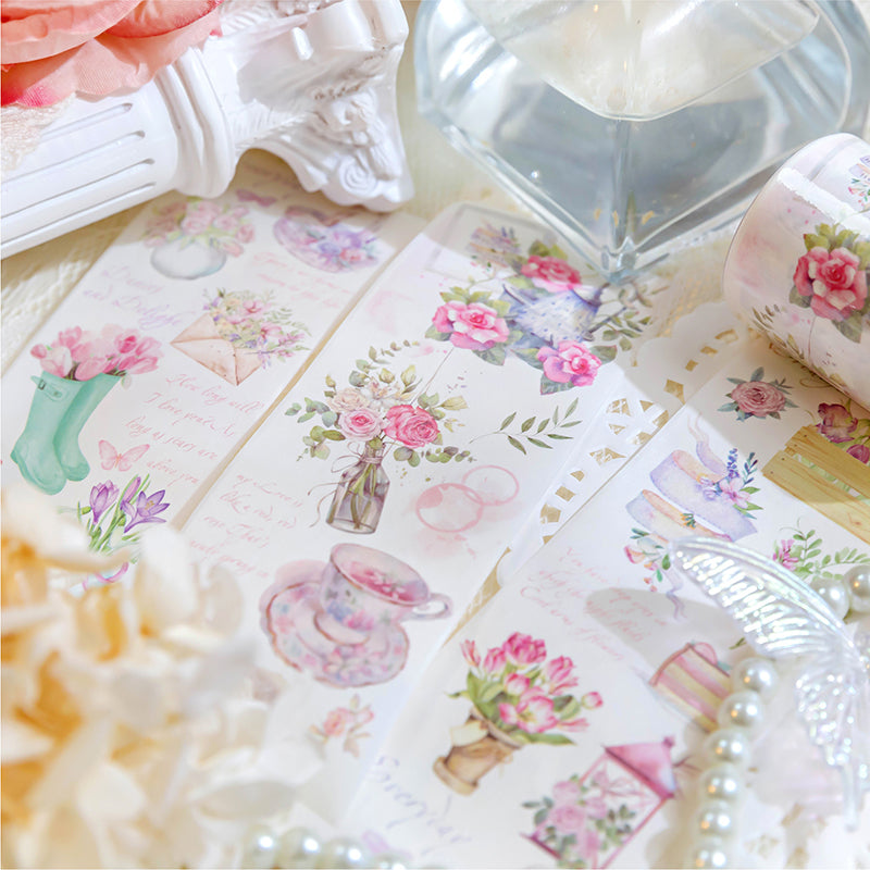 Heartbeat Flower shop Series washi paper