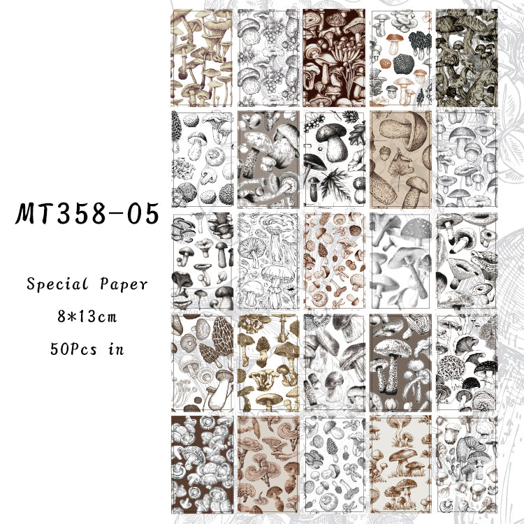 50PCS Everyday picture series material paper