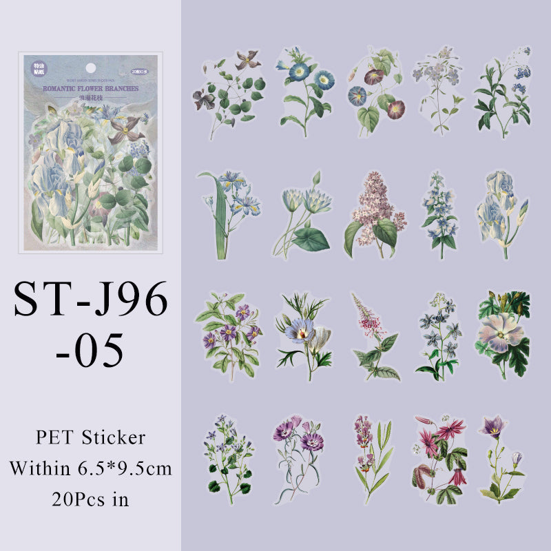 20PCS Secret Garden Series sticker