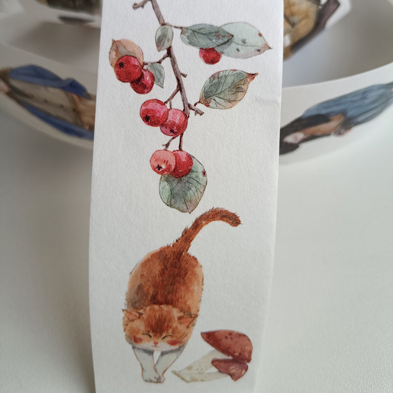 4cm*200cm Autumn departure Washi/PET Tape