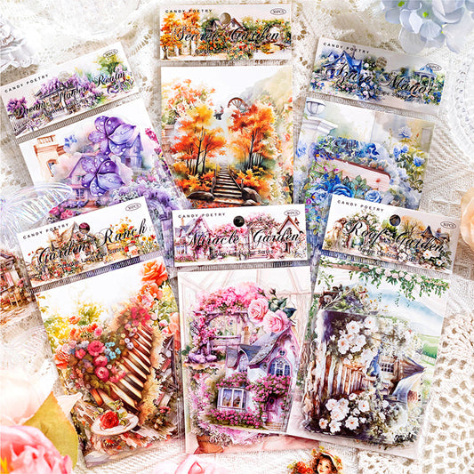 30PCS Garden Landscape series sticker