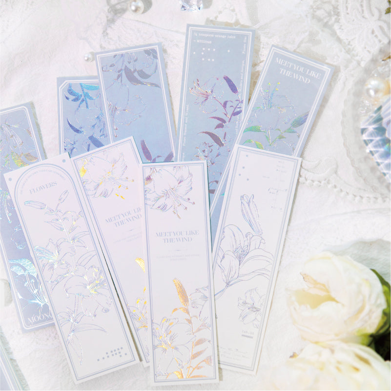 18PCS Time Moonlight series bookmark