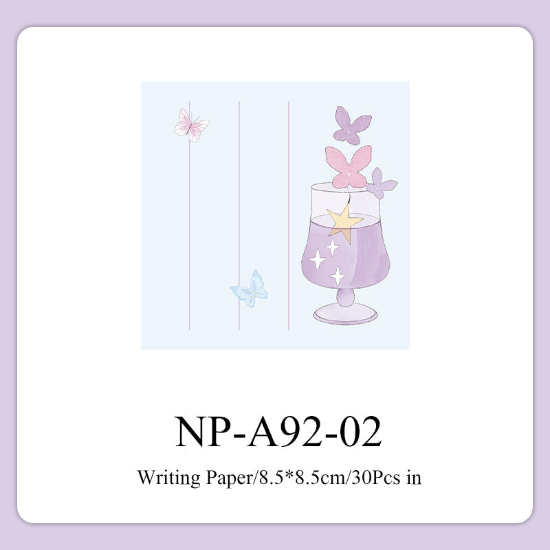 30PCS Star Notepad series note paper