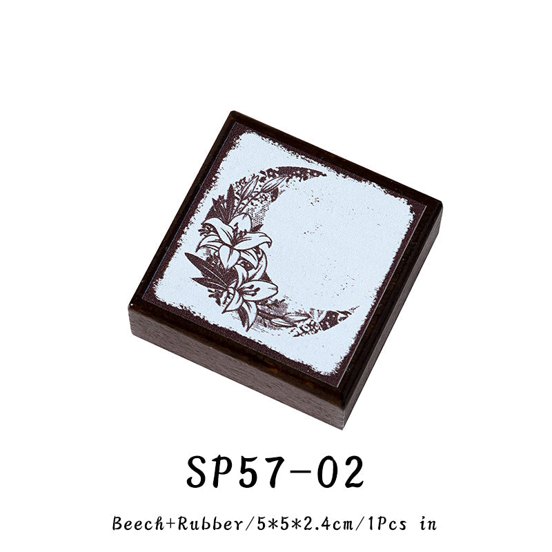 Mountain fog lamp series stamp