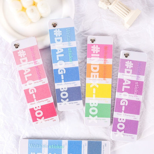 24PCS Color card index sticker