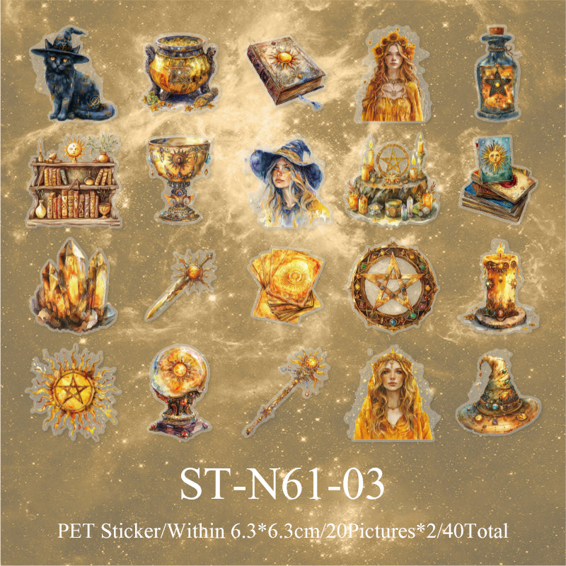 40PCS Magic fantasy series sticker