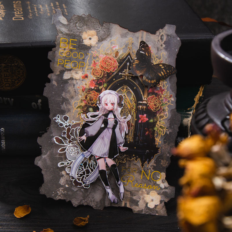 30PCS Dark fantasy series material paper