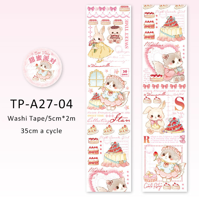 Cat Story series washi tape