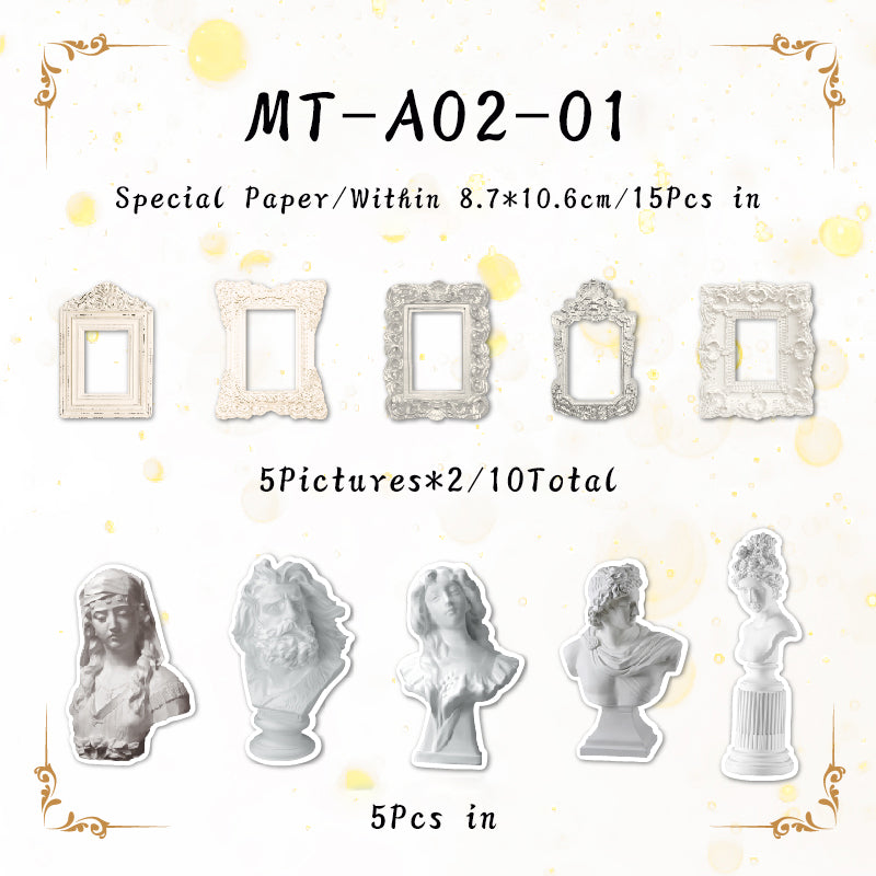 15PCS The Dream Corridor series material paper