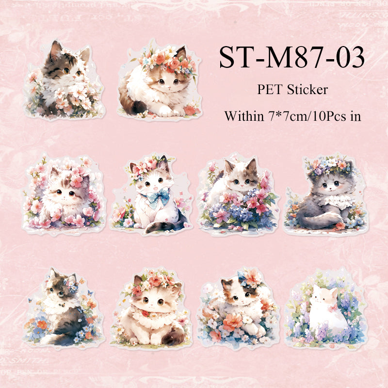 10PCS Animal forest series sticker