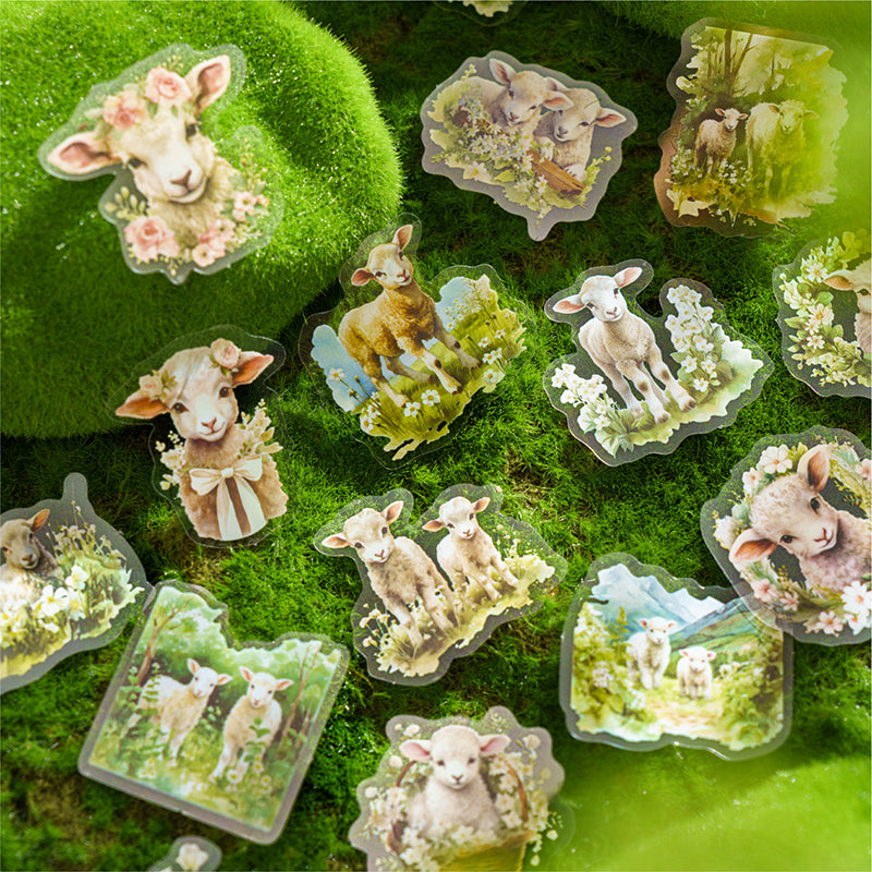 40PCS Forest pasture series sticker