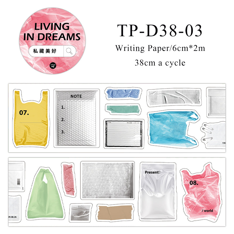 Life Archive Series Writing Paper Tape