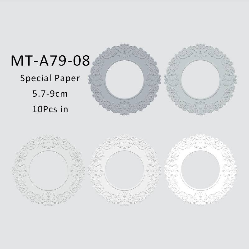 10PCS Find a mountain stream series material paper