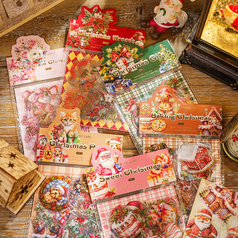 50PCS Colorful Christmas Series sticker