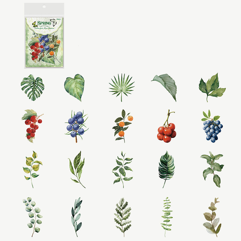 Seasonal Plant Stickers