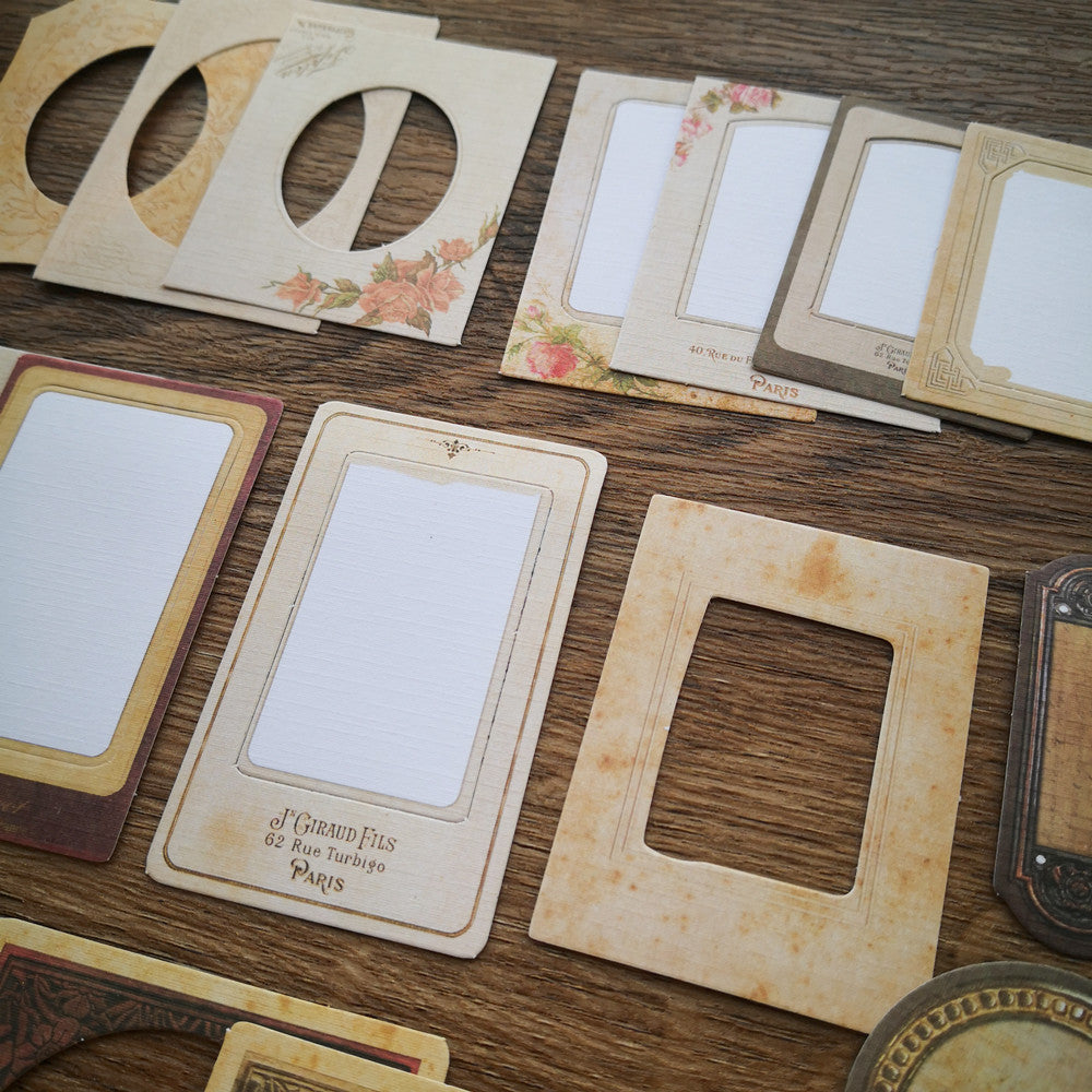 Vintage Decorative Frame Scrapbook Paper