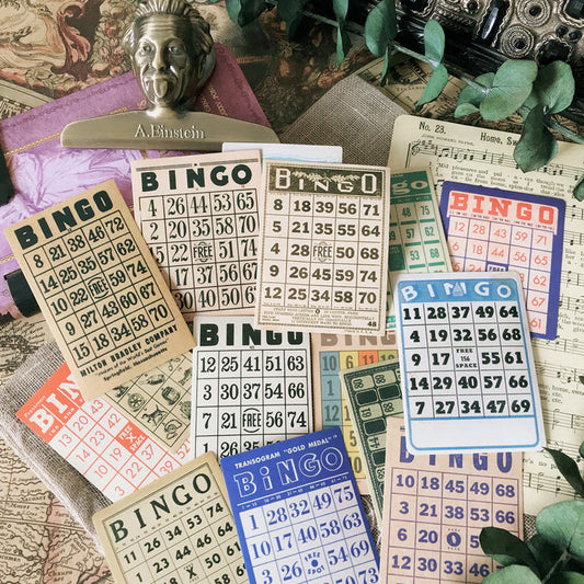 ZX Vintage Bingo Card Stickers