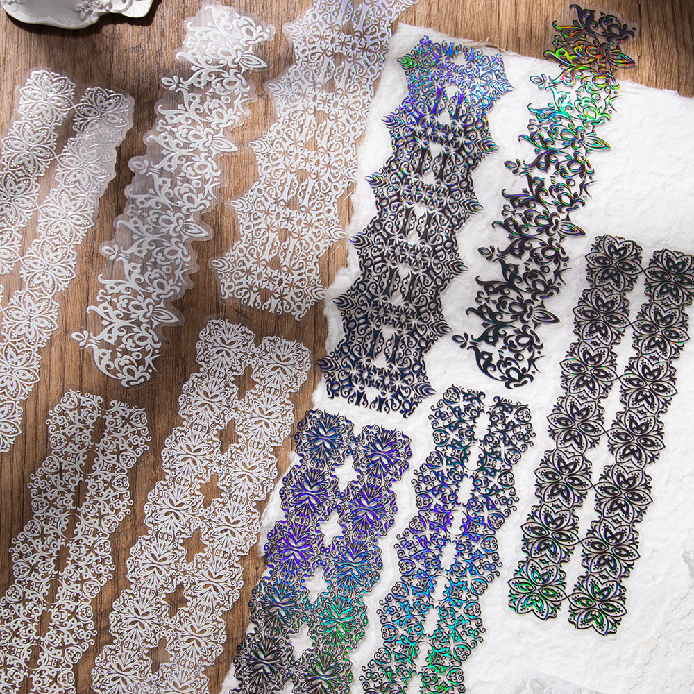 Transparent Lace Stickers