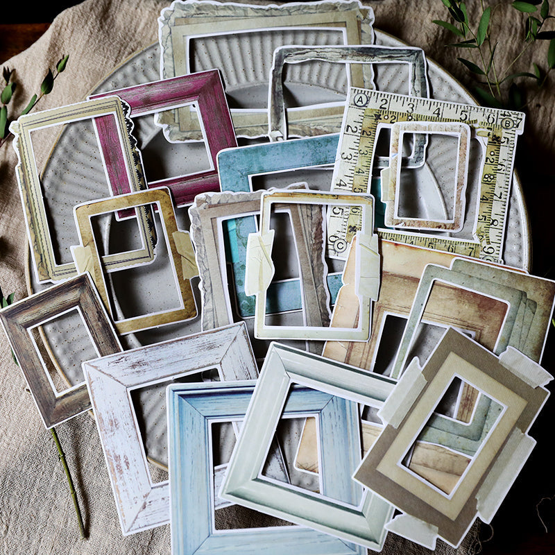 TZ Vintage Frame Stickers 35PCS