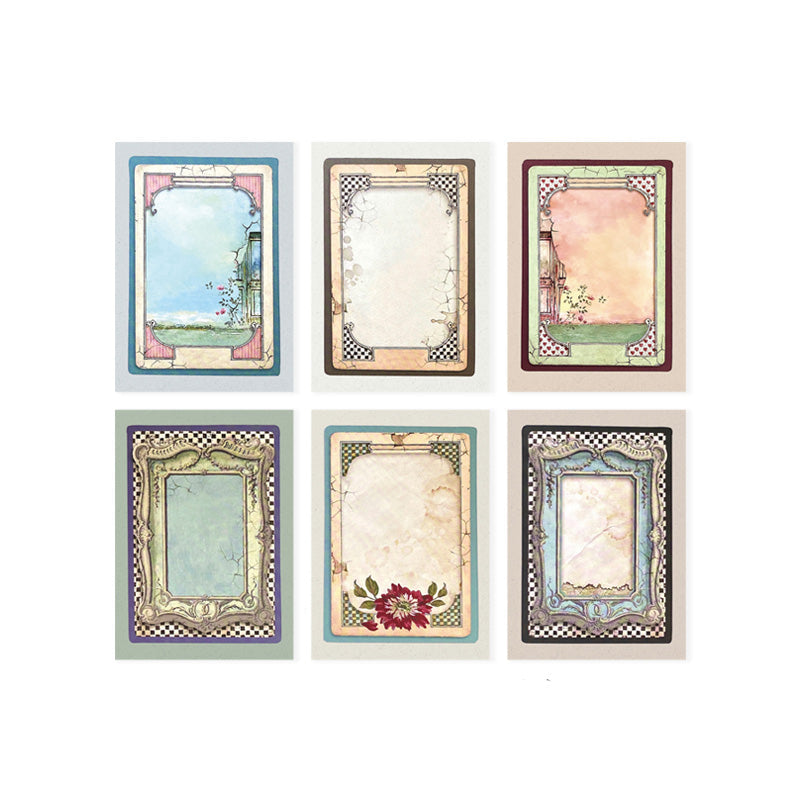 MOKING Vintage Magic Garden Frame Papers 48PCS